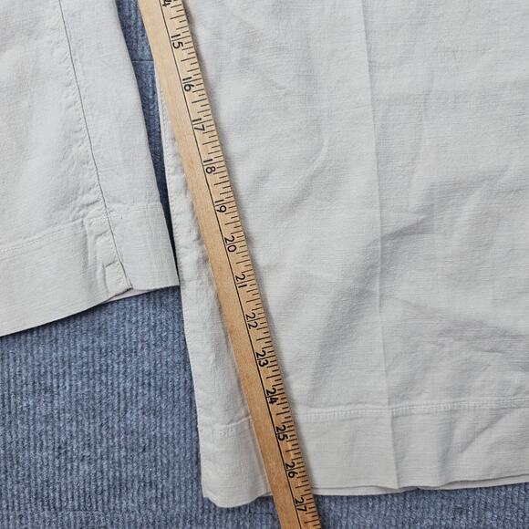 Frank & Eileen Wexford Pants Womens 12 Flax Wide Leg Weekend Quiet Luxury Beach - Picture 4 of 7